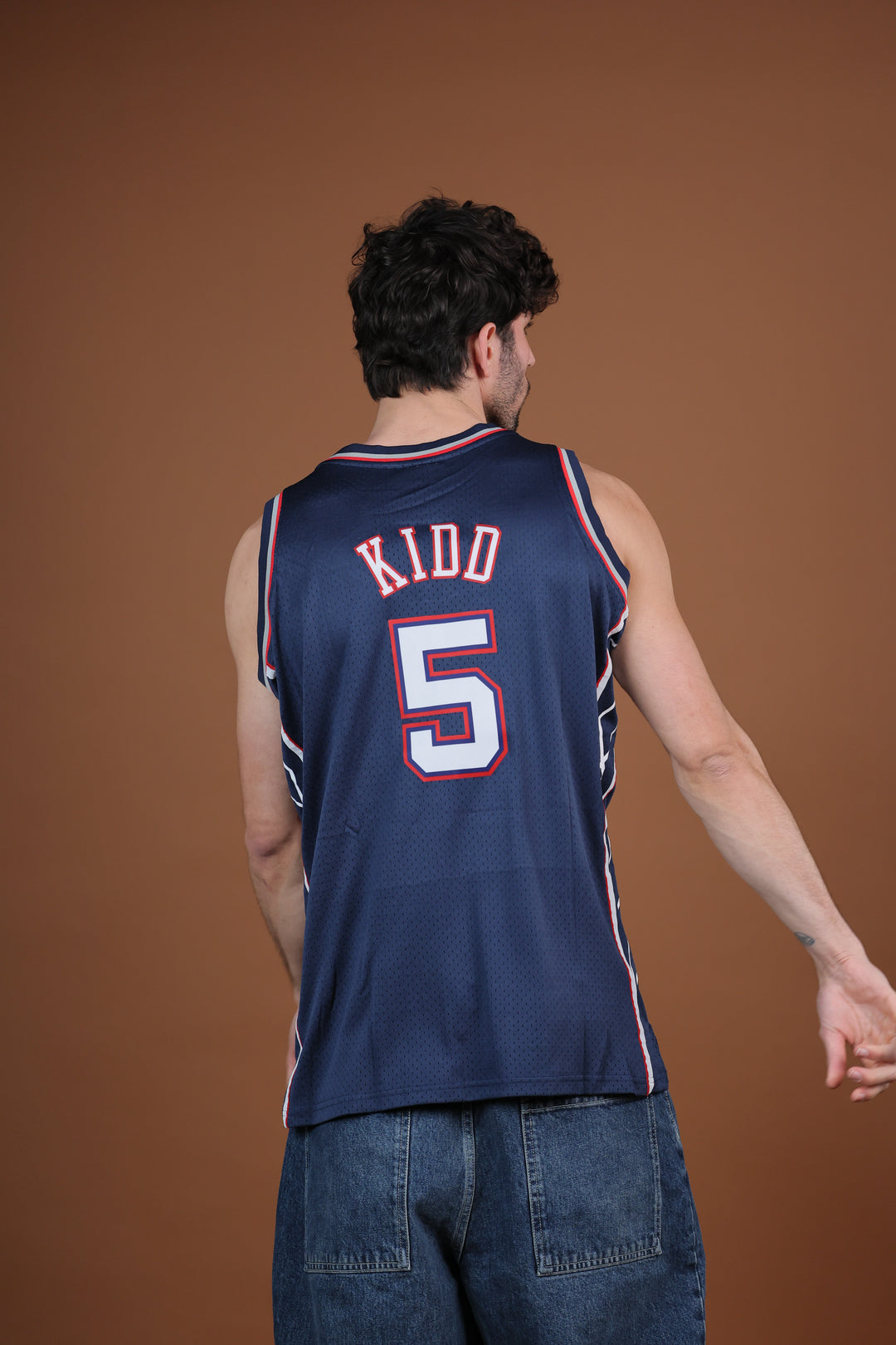 גופיית NBA ג’ייסון קיד ניו ג’רזי נטס – כחול כהה מהדורת רטרו 2006/07 | HOOPERS