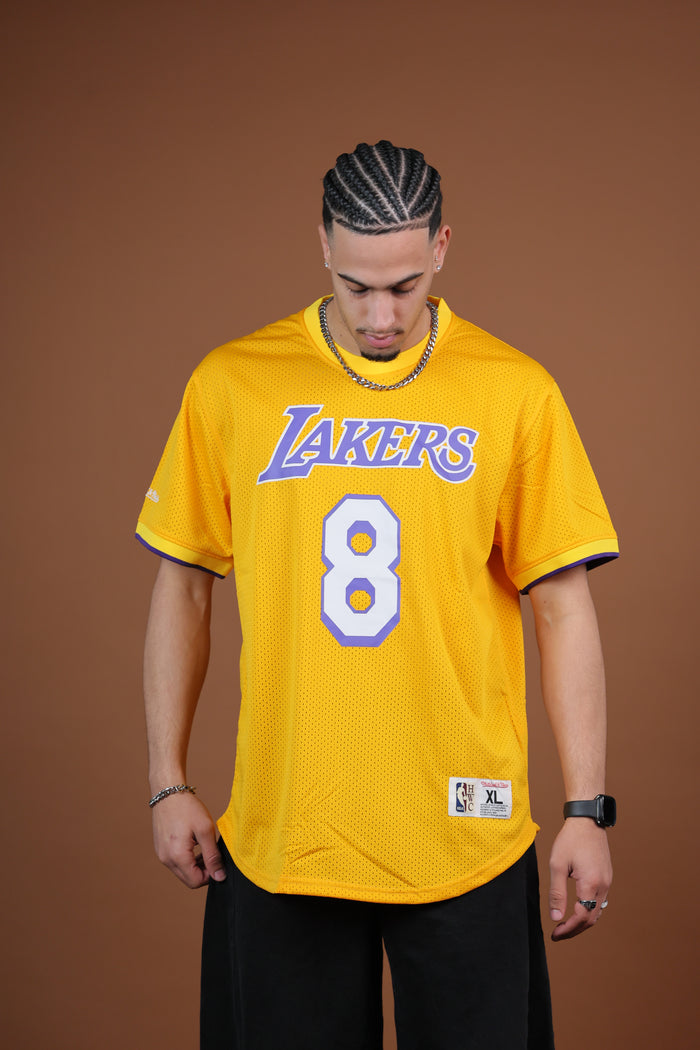 גופיית NBA קובי בראיינט לוס אנג’לס לייקרס – צהוב מהדורת רטרו | HOOPERS