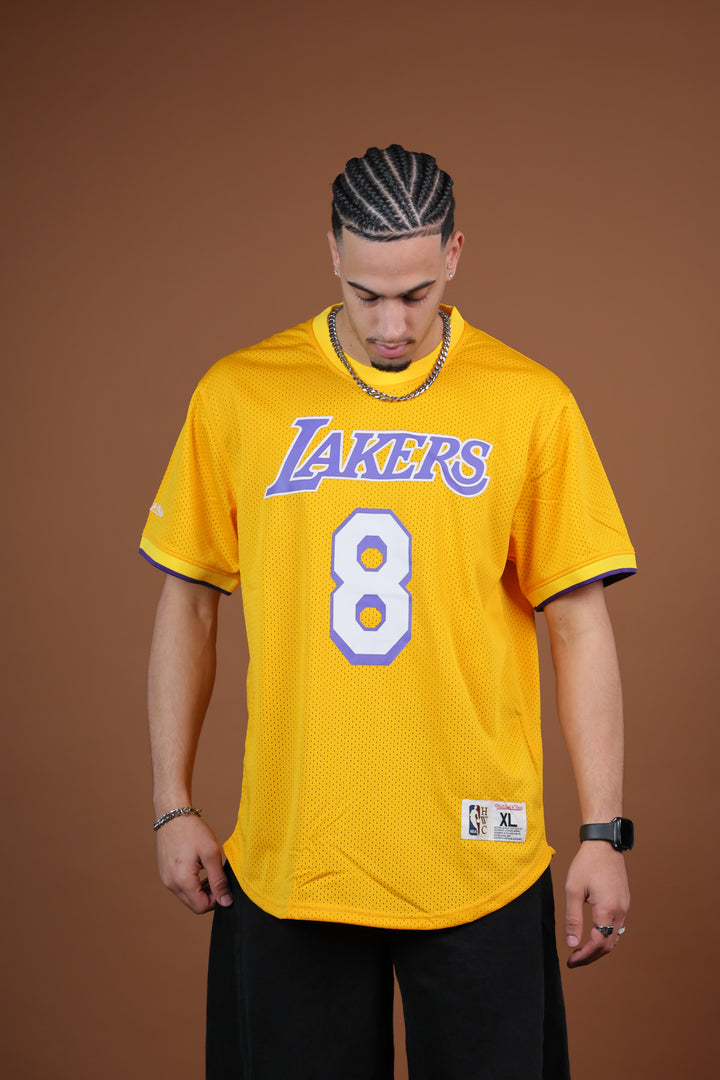 גופיית NBA קובי בראיינט לוס אנג’לס לייקרס – צהוב מהדורת רטרו | HOOPERS