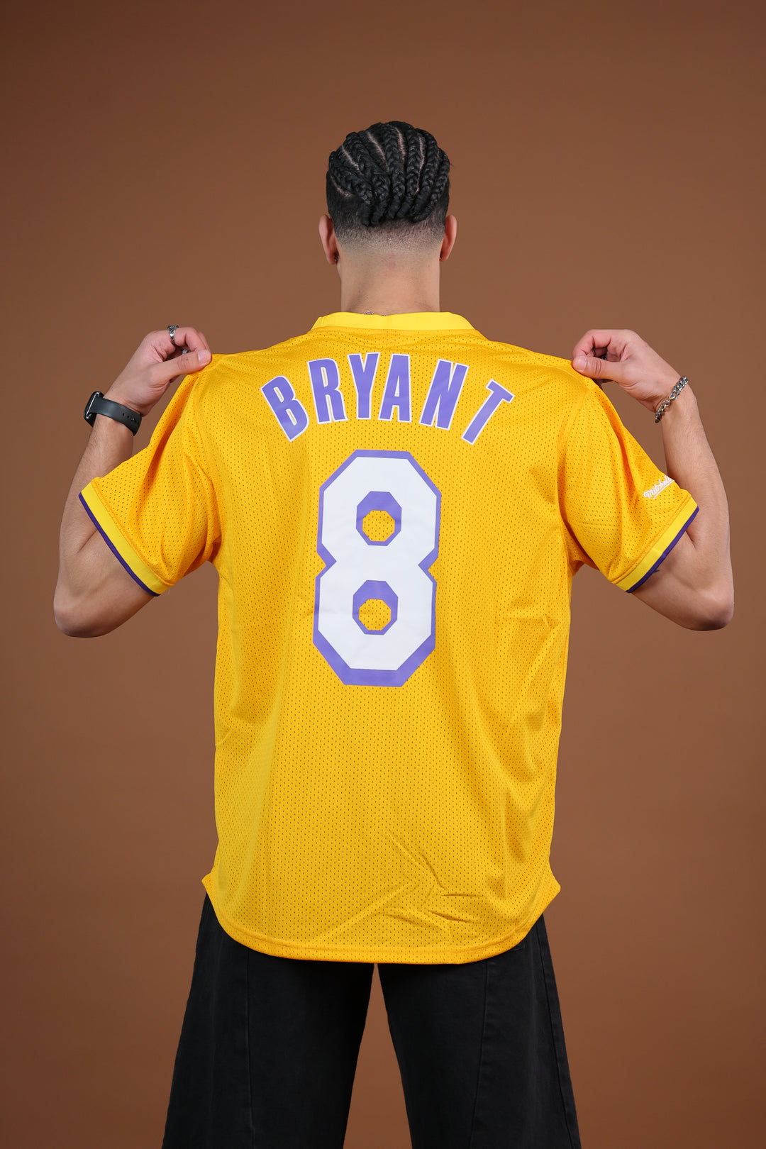 גופיית NBA קובי בראיינט לוס אנג’לס לייקרס – צהוב מהדורת רטרו | HOOPERS