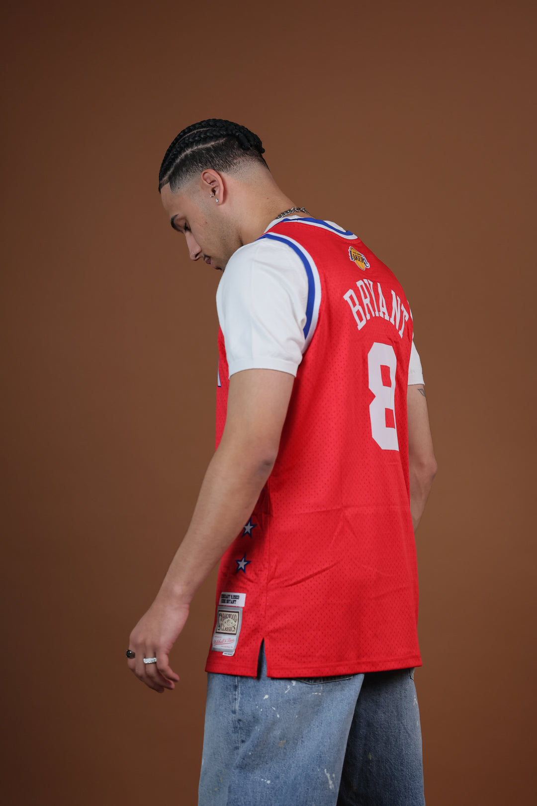 גופיית NBA קובי בראיינט אולסטאר – אדום רטרו 2003 | HOOPERS