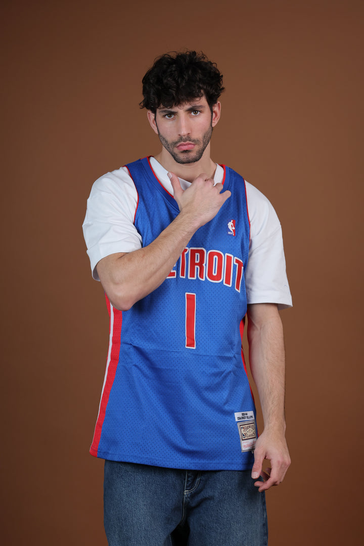 גופיית NBA צ׳ונסי בילאפס דטרויט פיסטונס – כחול מהדורת רטרו 2003/04 | HOOPERS