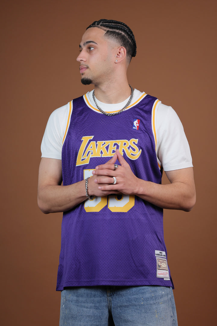 גופיית NBA קארים עבדול־ג׳באר לוס אנג׳לס לייקרס – סגול מהדורת רטרו 1984/85 | HOOPERS