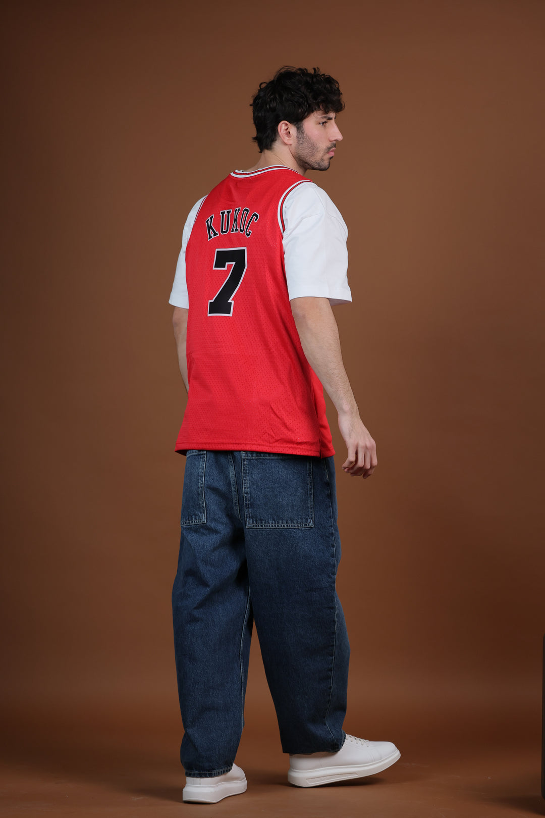 גופיית NBA טוני קוקוץ’ שיקגו בולס – אדום מהדורת רטרו 1997/98 | HOOPERS