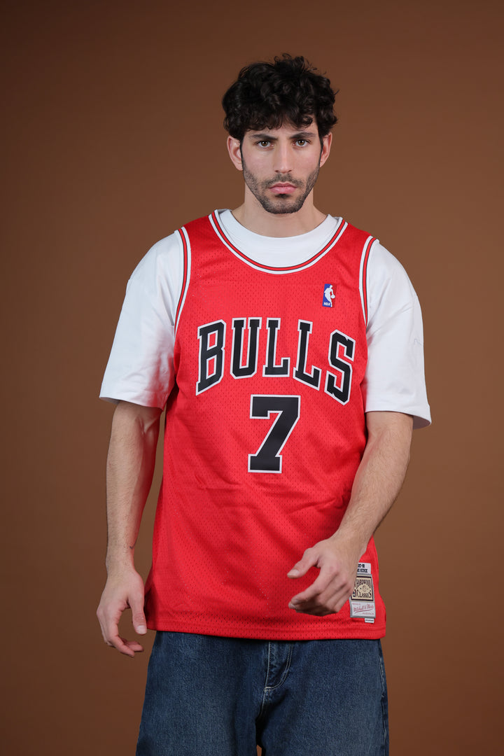 גופיית NBA טוני קוקוץ’ שיקגו בולס – אדום מהדורת רטרו 1997/98 | HOOPERS