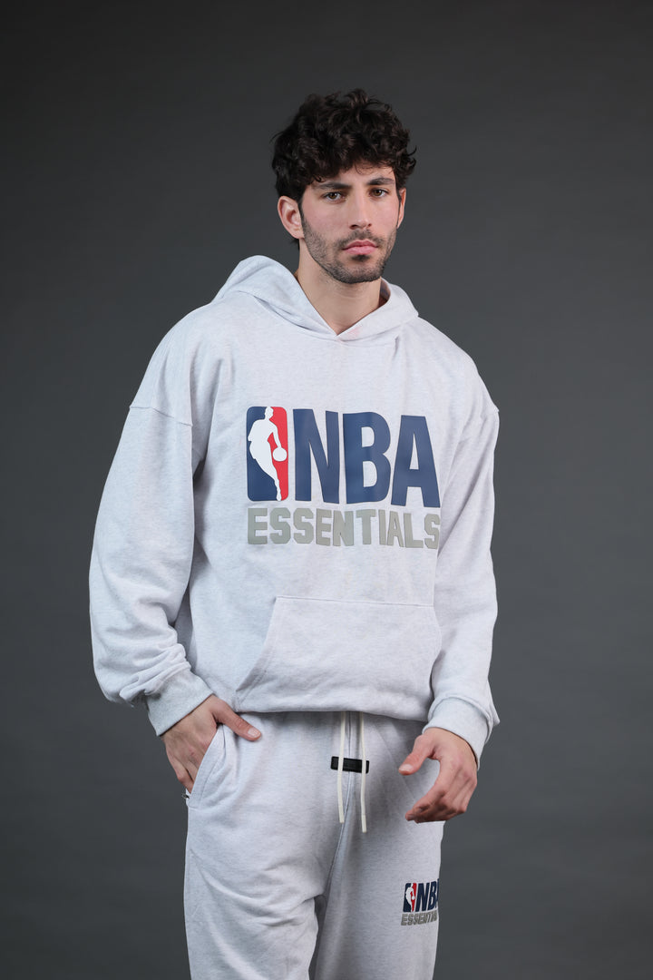 קפוצ’ון NBA Essentials – אפור בהיר Edition | HOOPERS