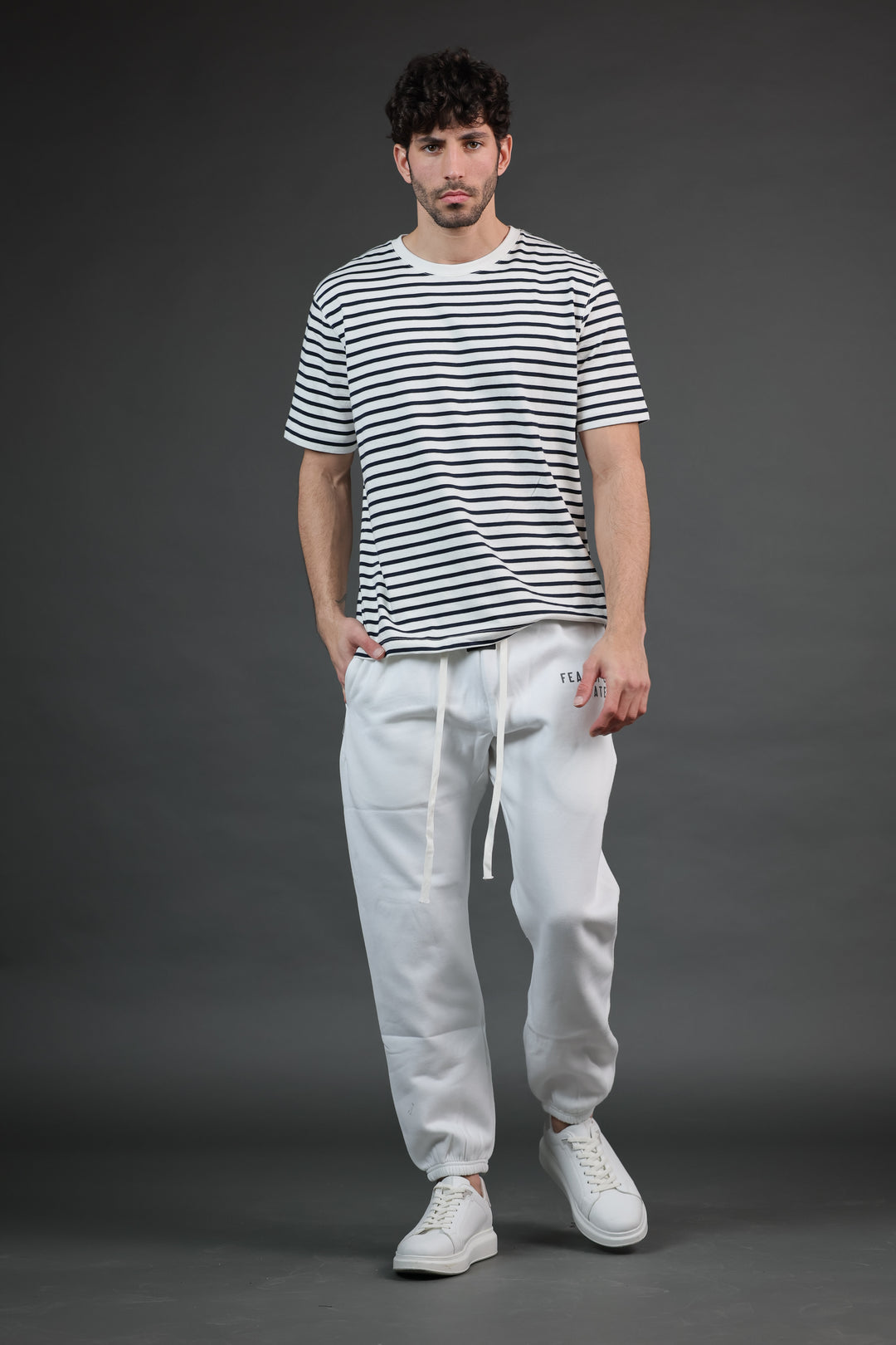 מכנסי FEAR OF GOD STATE לבן | HOOPERS