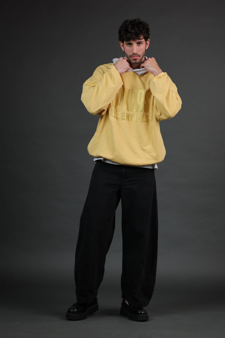 סווטשירט LAKERS ESSENTIALS צהוב | HOOPERS