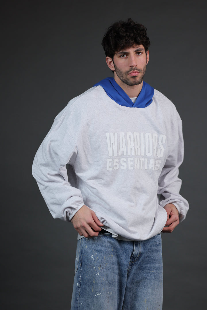 קפוצ’ון NBA גולדן סטייט ווריירס – WARRIORS Essentials אפור Edition | HOOPERS