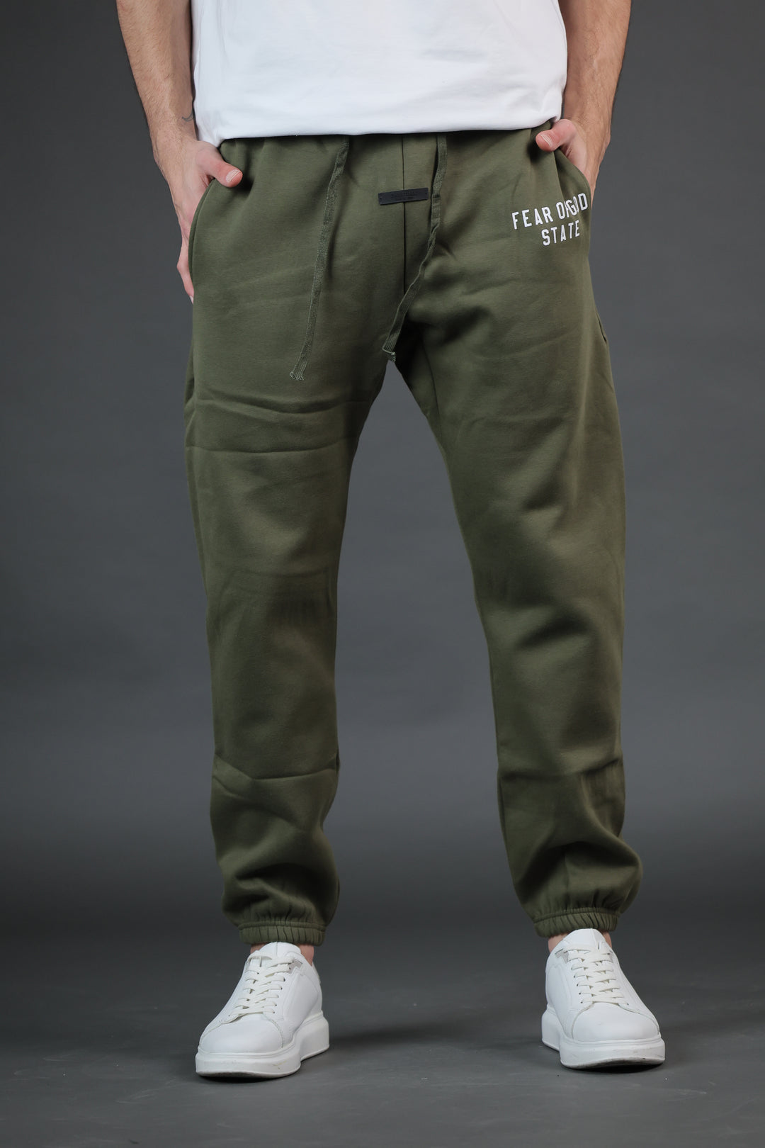 מכנסי FEAR OF GOD STATE ירוק זית | HOOPERS