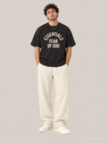 חולצת Fear of God Essentials – Arch Logo שחור דהוי | HOOPERS