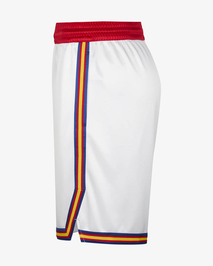 מכנסיי משחק לבנים גולדן סטייט 24/25