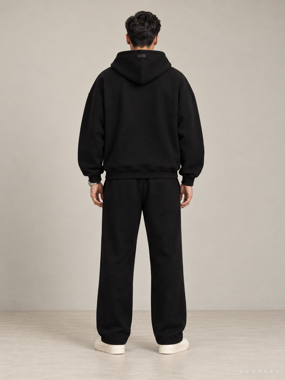 קפוצ'ון Fear of God Essentials – STATE שחור – גב