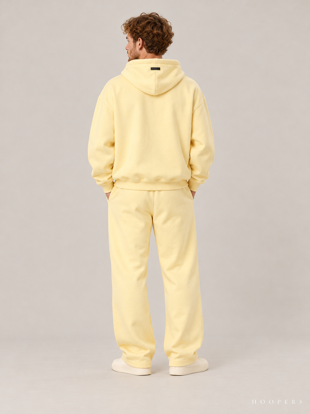 קפוצ'ון Fear of God Essentials – STATE צהוב חמאה – גב