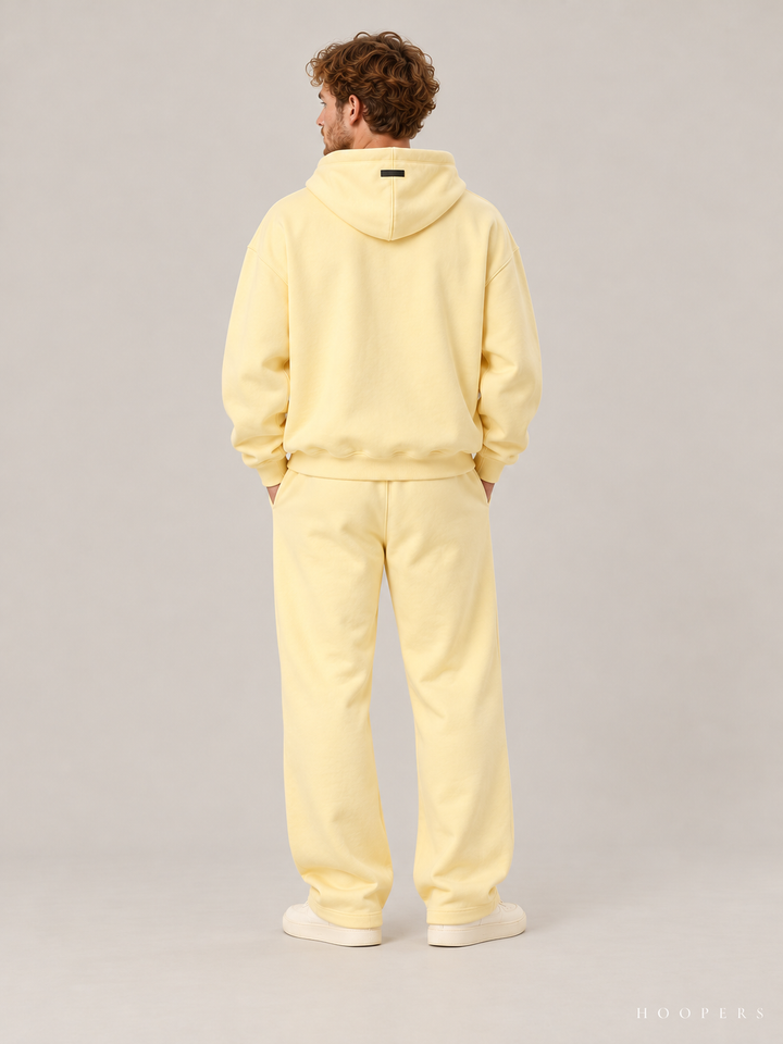 קפוצ'ון Fear of God Essentials – STATE צהוב חמאה – גב