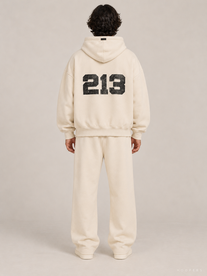 קפוצ'ון Fear of God Essentials – LA Chapter 213 שמנת – גב