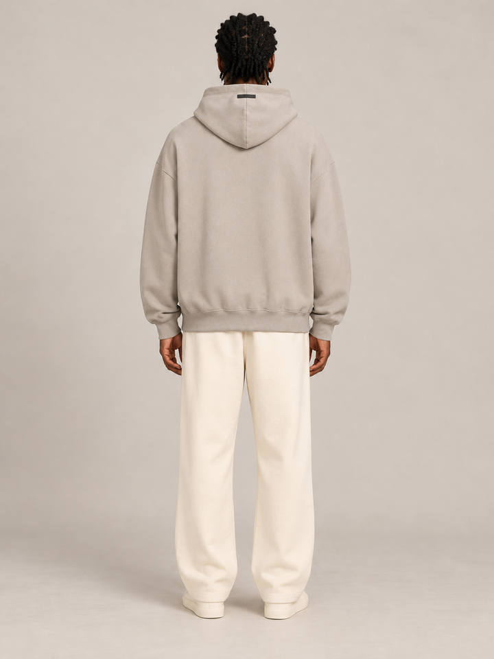קפוצ'ון Fear of God Essentials – 2026 אפור-בז' – גב