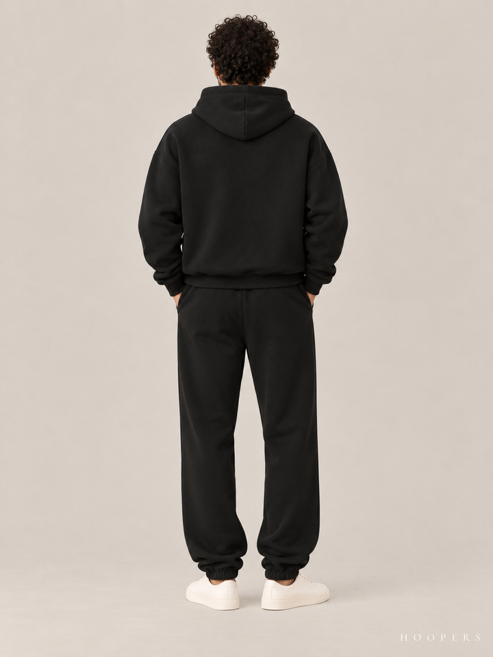 קפוצ'ון Fear of God Essentials – Script שחור – גב