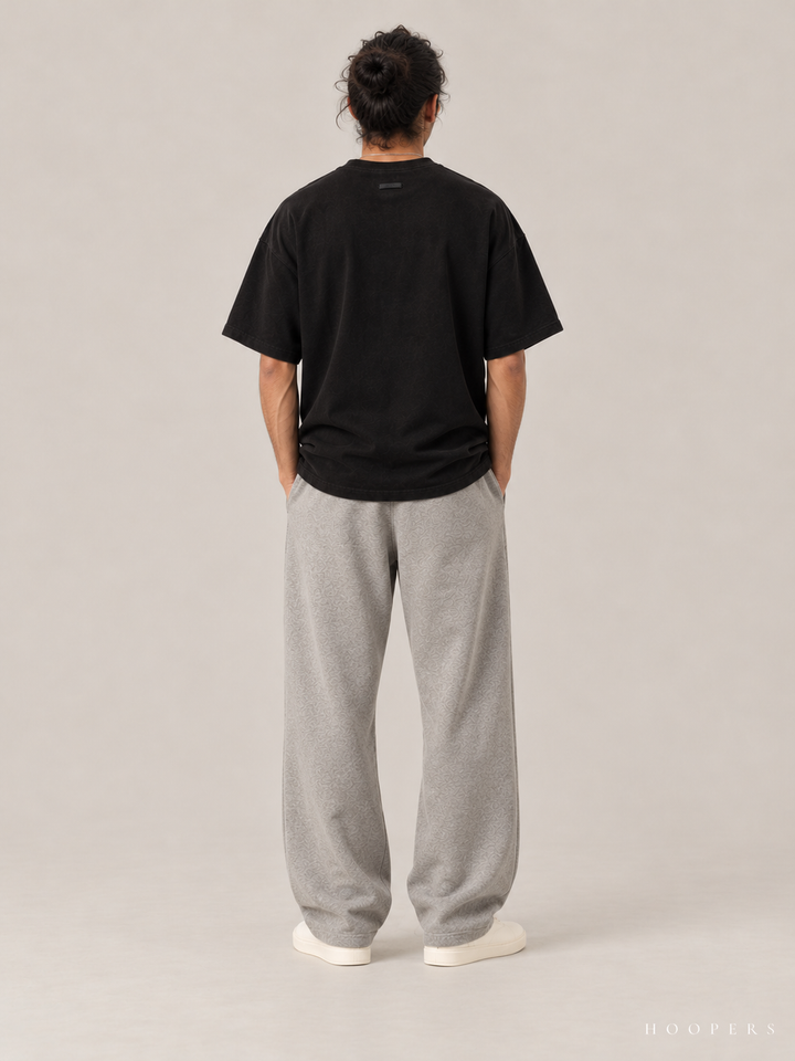 חולצת Fear of God Essentials – Horse שחור וינטג' – גב