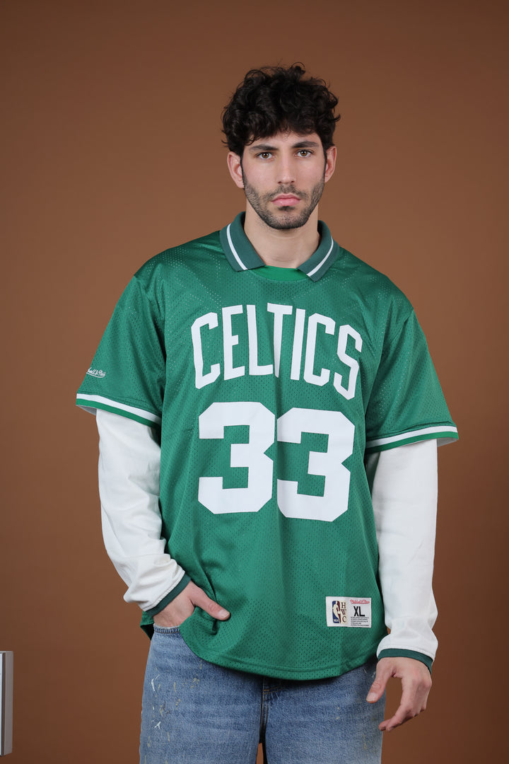 חולצת NBA לארי בירד בוסטון סלטיקס – ירוק מהדורת רטרו 1985/86 | HOOPERS