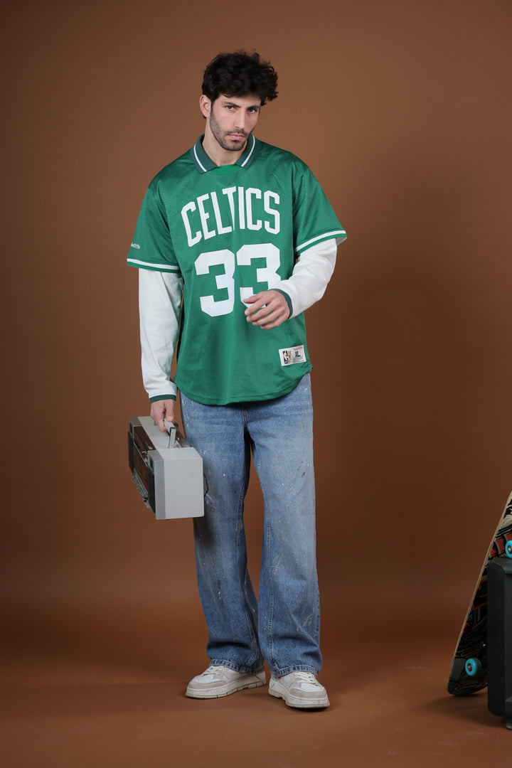 חולצת NBA לארי בירד בוסטון סלטיקס – ירוק מהדורת רטרו 1985/86 | HOOPERS