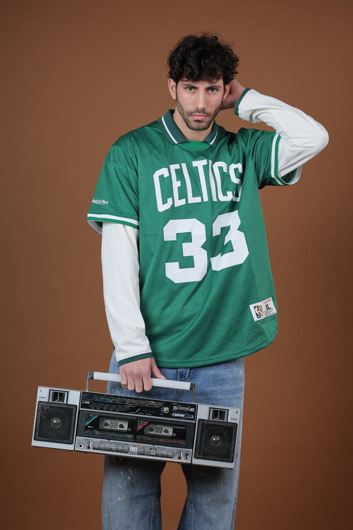 חולצת NBA לארי בירד בוסטון סלטיקס – ירוק מהדורת רטרו 1985/86 | HOOPERS
