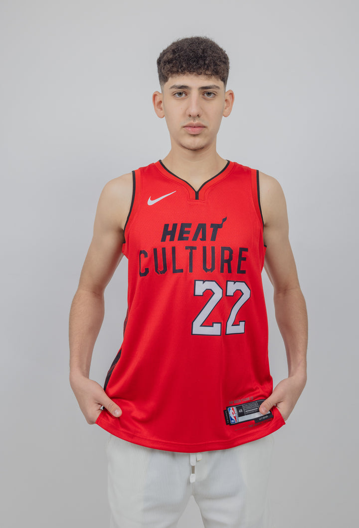 גופיית משחק אדומה ג'ימי באטלר City edition 24/25