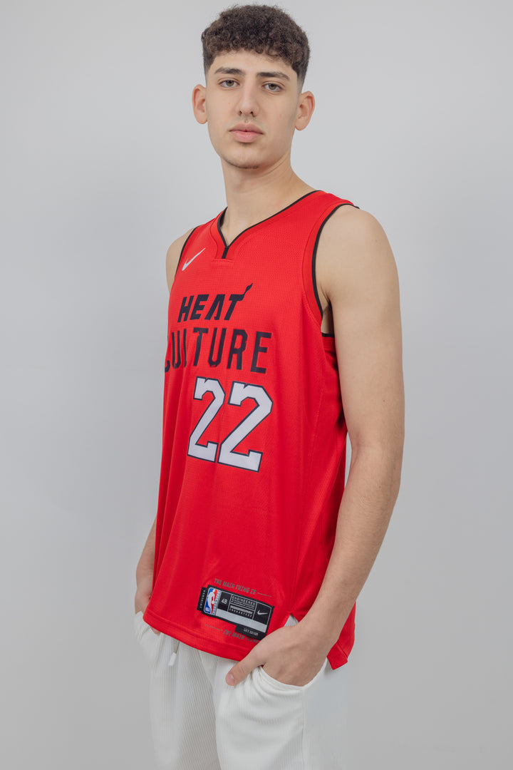 גופיית משחק אדומה ג'ימי באטלר City edition 24/25