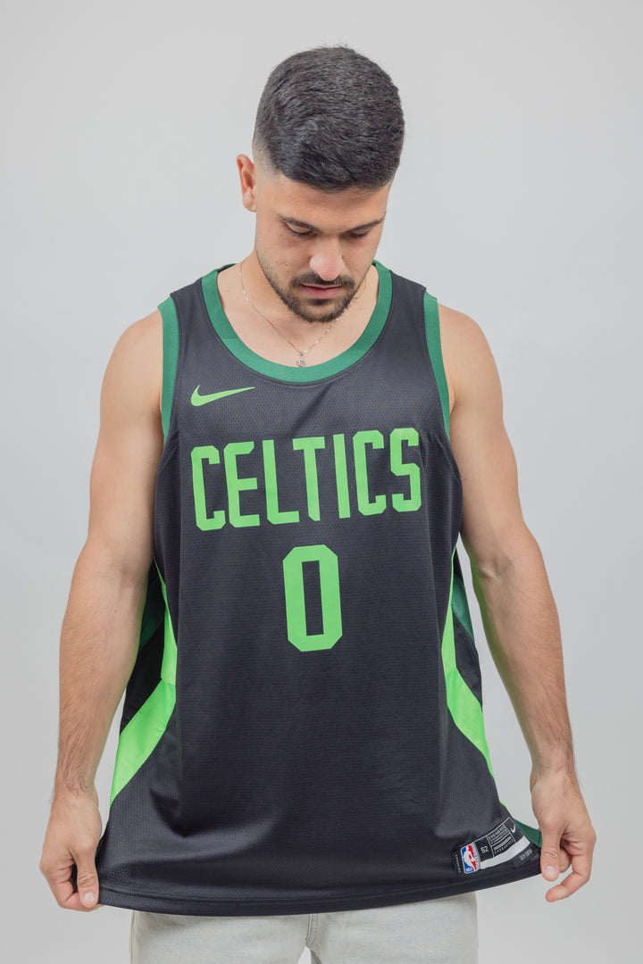 גופיית משחק שחורה ג'ייסון טייטום City edition 24/25