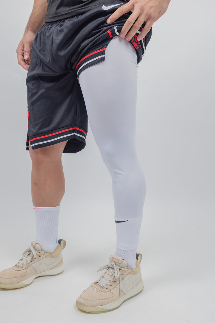 טייץ לבן ארוך רגל אחת PRO