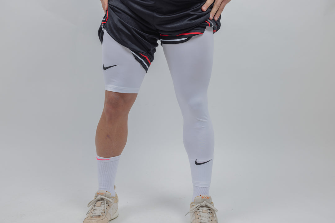 טייץ לבן ארוך רגל אחת PRO