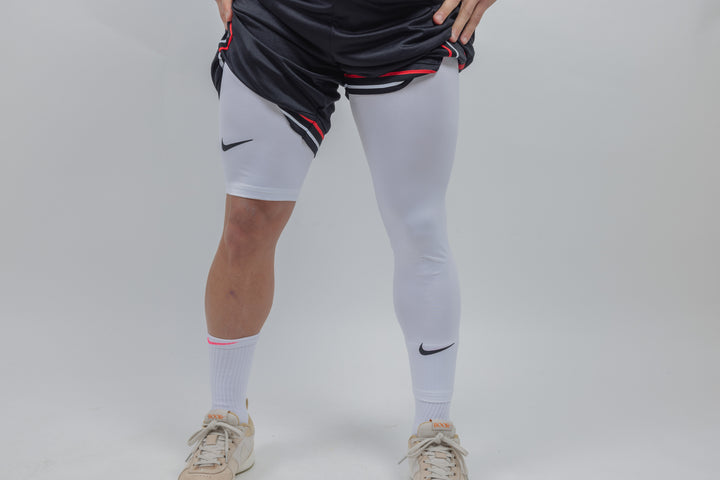 טייץ לבן ארוך רגל אחת PRO