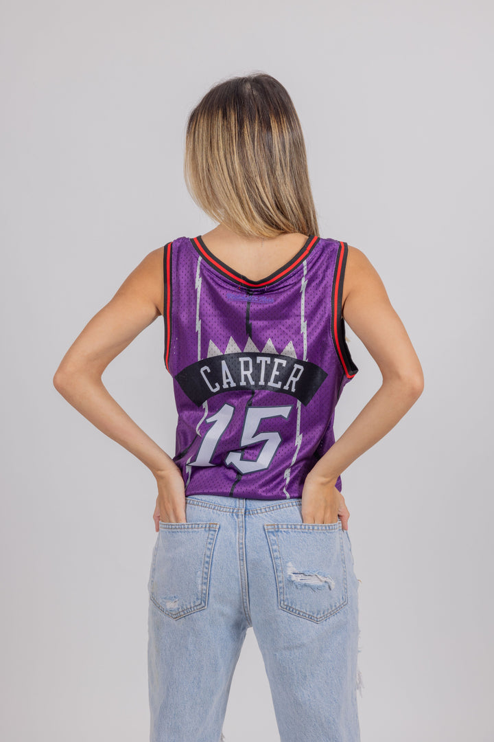 גופיית רטרו נשים סגולה וינס קרטר