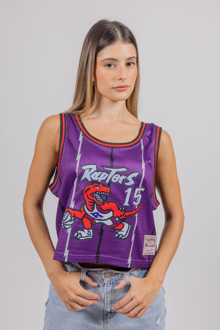 גופיית רטרו נשים סגולה וינס קרטר