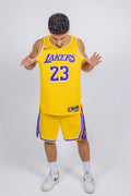 גופיית NBA לברון ג'יימס לוס אנג'לס לייקרס – צהוב | HOOPERS