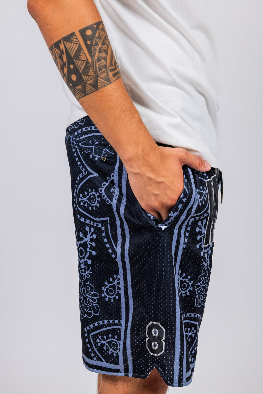 מכנסיי JUST DON שחורים MAMBA