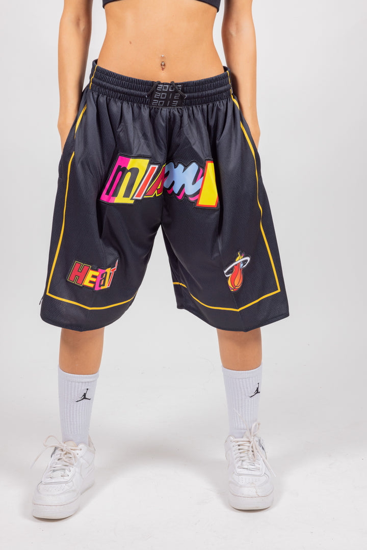 מכנסיי JUST DON שחורים מיאמי היט