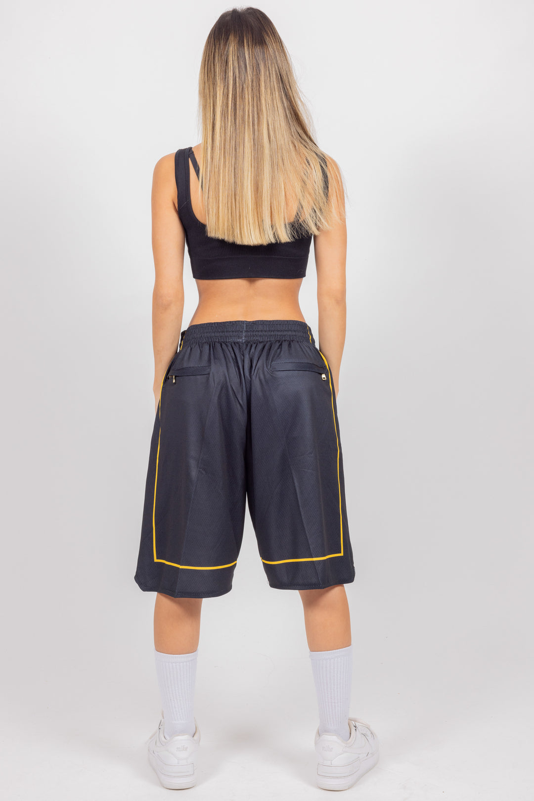 מכנסיי JUST DON שחורים מיאמי היט