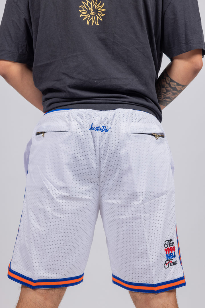 מכנסיי JUST DON לבן כתום ניו יורק ניקס