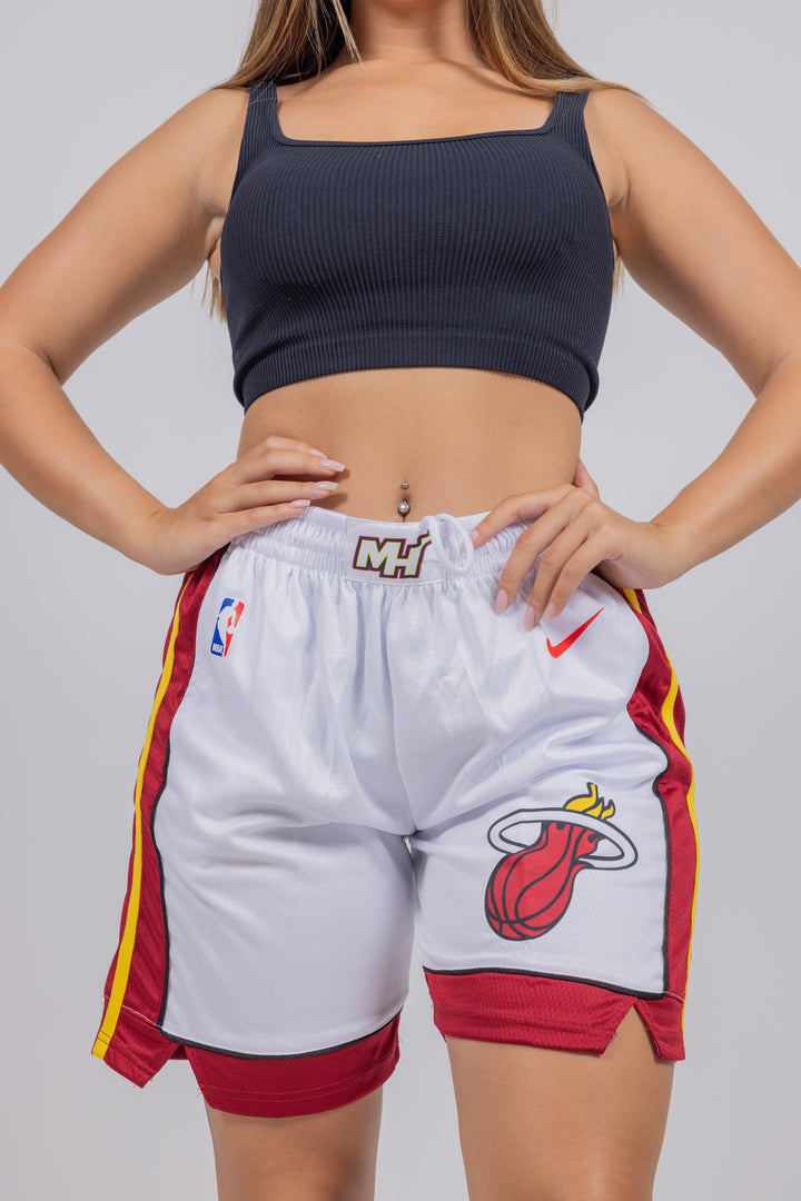 מכנסיי משחק לבנים מיאמי היט