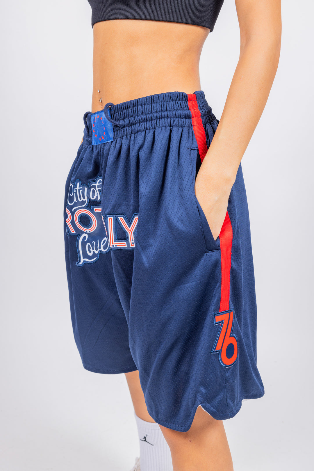 מכנסיי JUST DON כחול כהה פילדלפיה 76