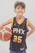 גופיית NBA לילדים פיניקס סאנס – שחור | HOOPERS