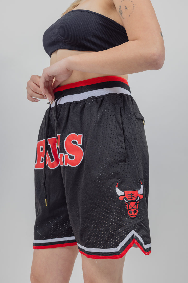 מכנסיי JUST DON שחורים שיקגו בולס