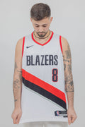 גופיית משחק לבנה דני אבדיה  24/25 — משלוח מהיר | HOOPERS