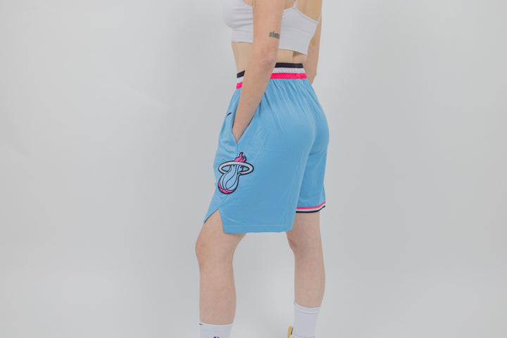 מכנסיי JUST DON תכלת וורוד מיאמי היט