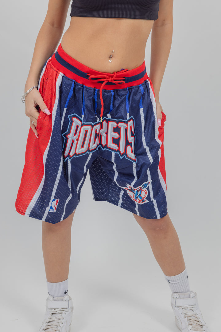 מכנסיי JUST DON כחול אדום יוסטון רוקטס