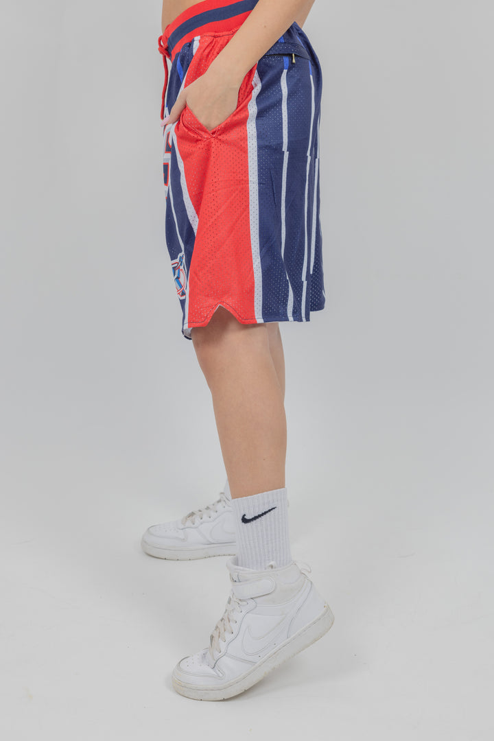 מכנסיי JUST DON כחול אדום יוסטון רוקטס