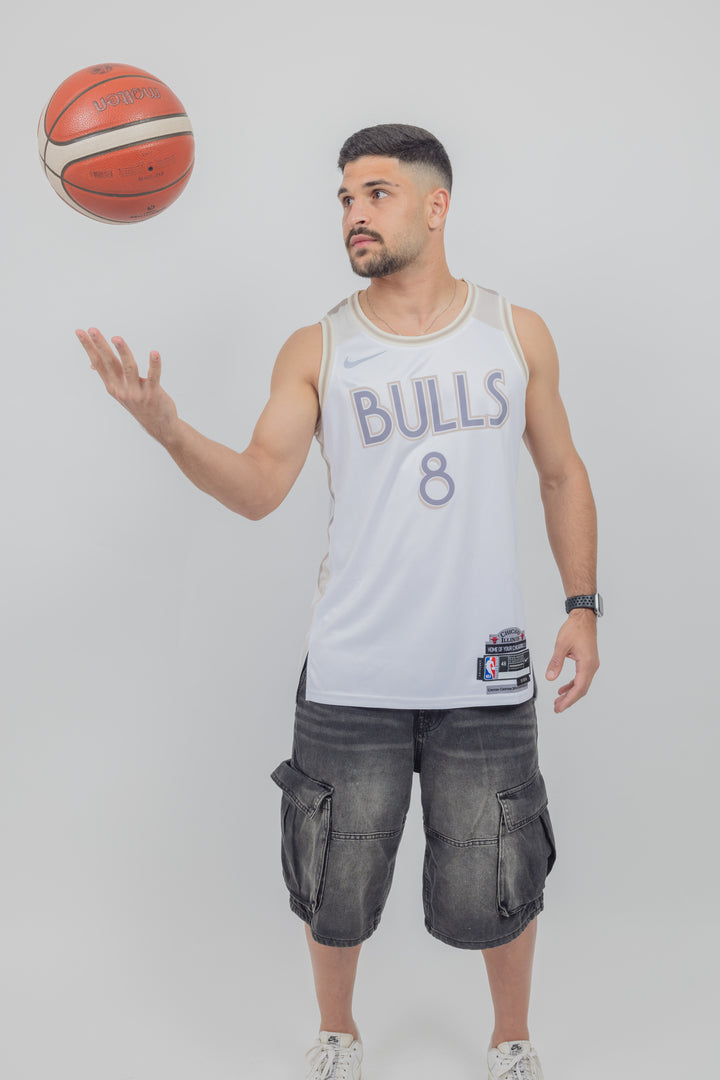 גופיית משחק לבנה זאק לאבין City edition 24/25