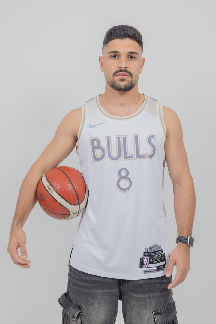 גופיית משחק לבנה זאק לאבין City edition 24/25