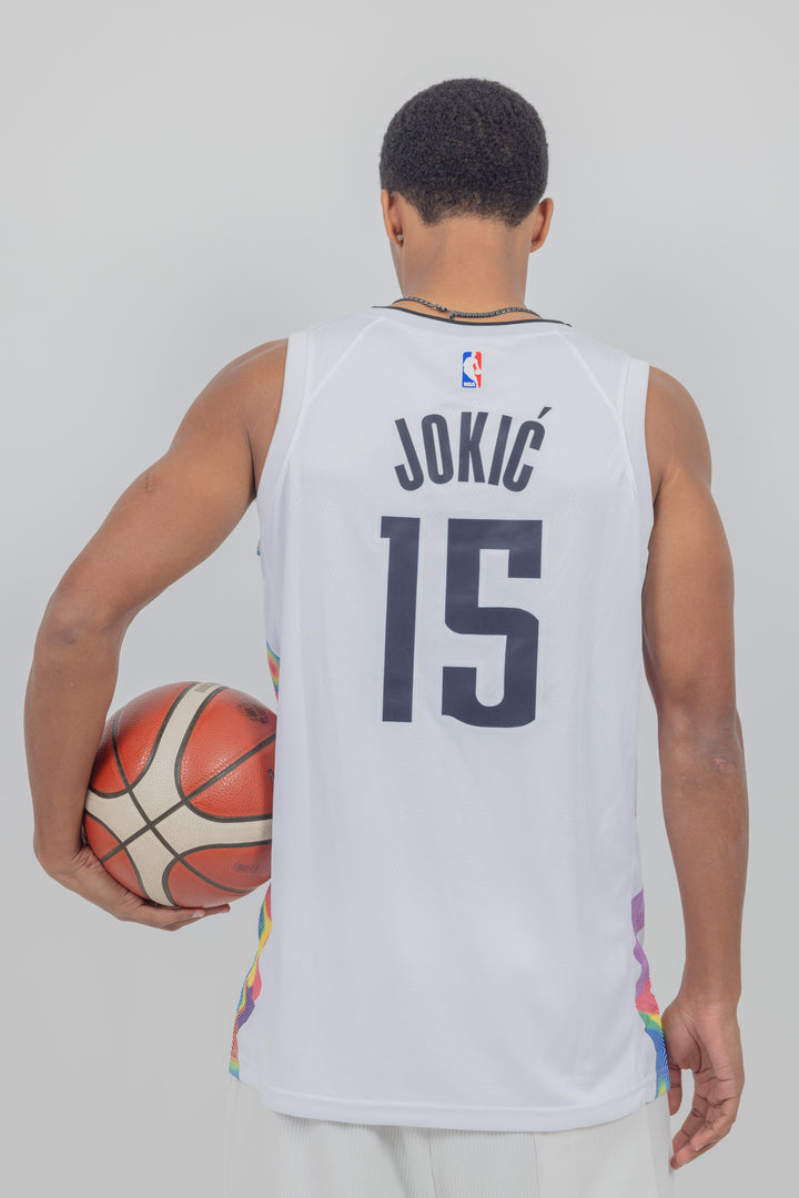 גופיית משחק לבנה ניקולה יוקיץ' City edition 24/25